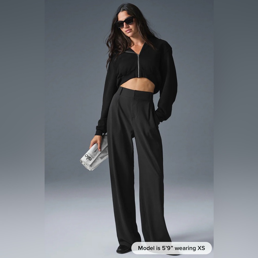 High-Waist Dreamscape Trouser (Regular- 30" INSEAM) Black